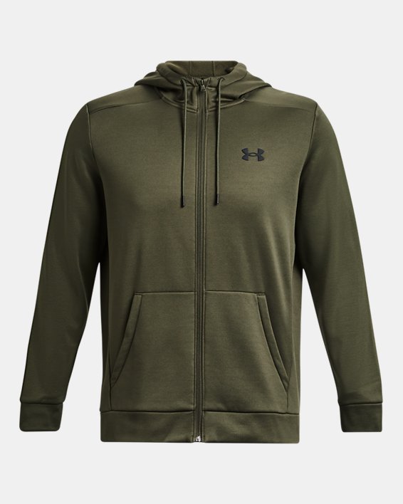 Men's Armour Fleece® Full-Zip Hoodie, Green, pdpMainDesktop image number 4